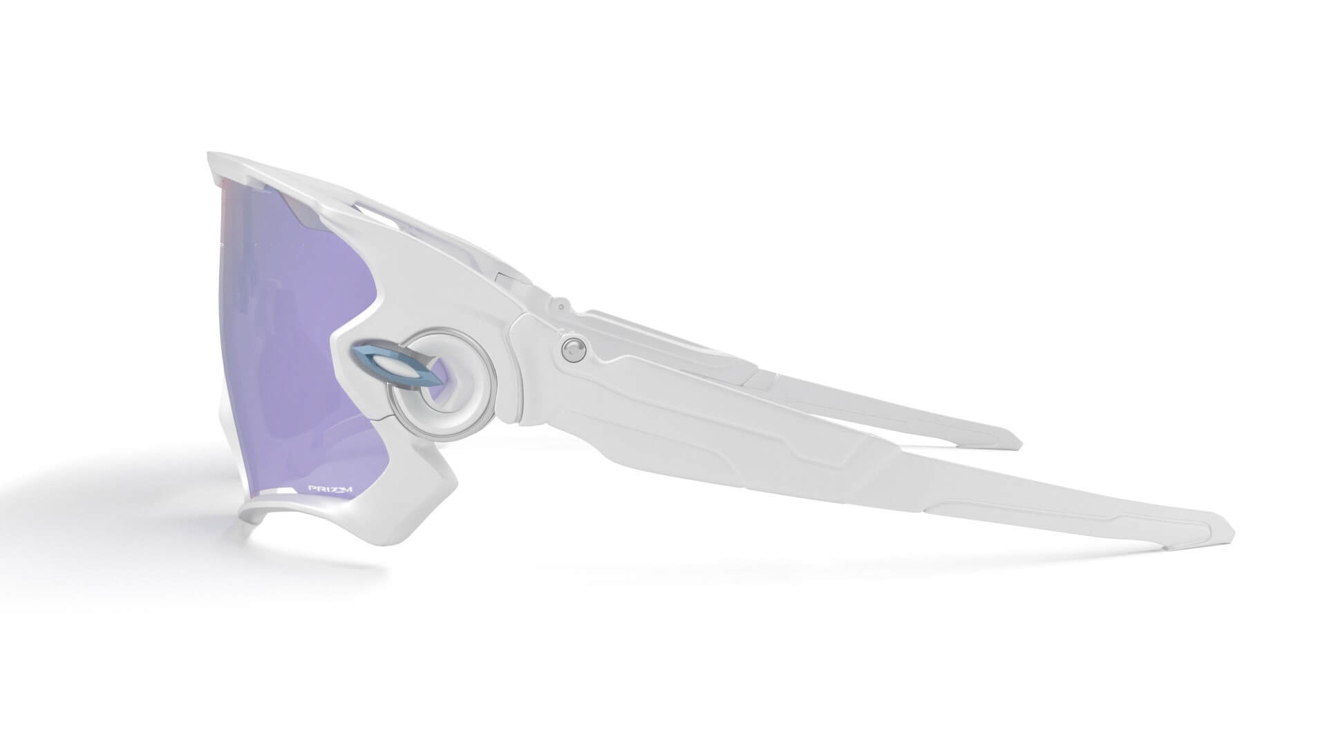 Jawbreaker Prizm Snow Sapphire Lenses Polished White Frame 3D Model by 3dxin