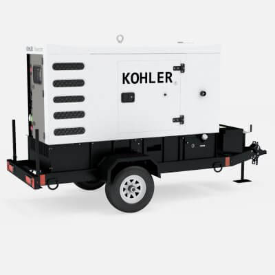Kohler Industrial Diesel Generators Single White Color