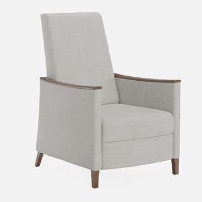 Modern Upholstered Arm Lounge Chair