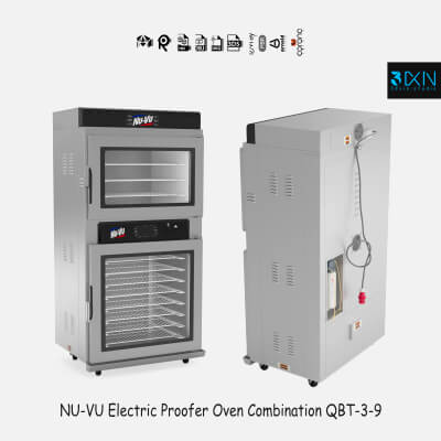 NU-VU Electric Proofer Oven Combination QBT-3-9