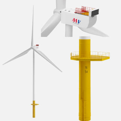 Offshore Mw Wind Turbine Windmill