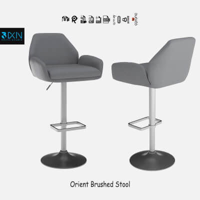 Orient Brushed Stool