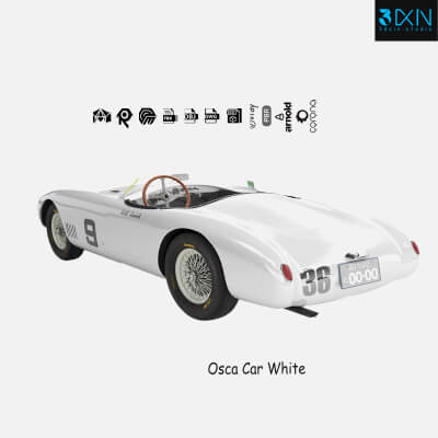 Osca Car White