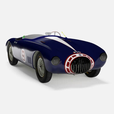 Osca Navy Blue Car