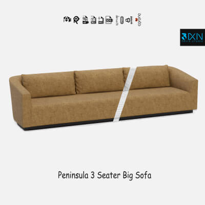Peninsula 3-Seater Big Sofa