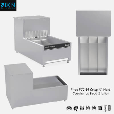 Pitco PCC-14 Crisp N Hold Countertop Food Station