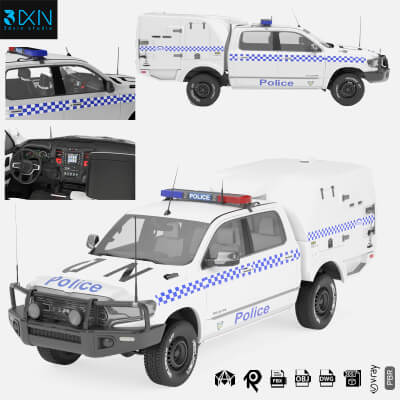 Police Paddy Wagon Dodge Ram 1500 With Interior