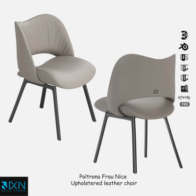 Poltrona Frau Nice Upholstered Leather Chair