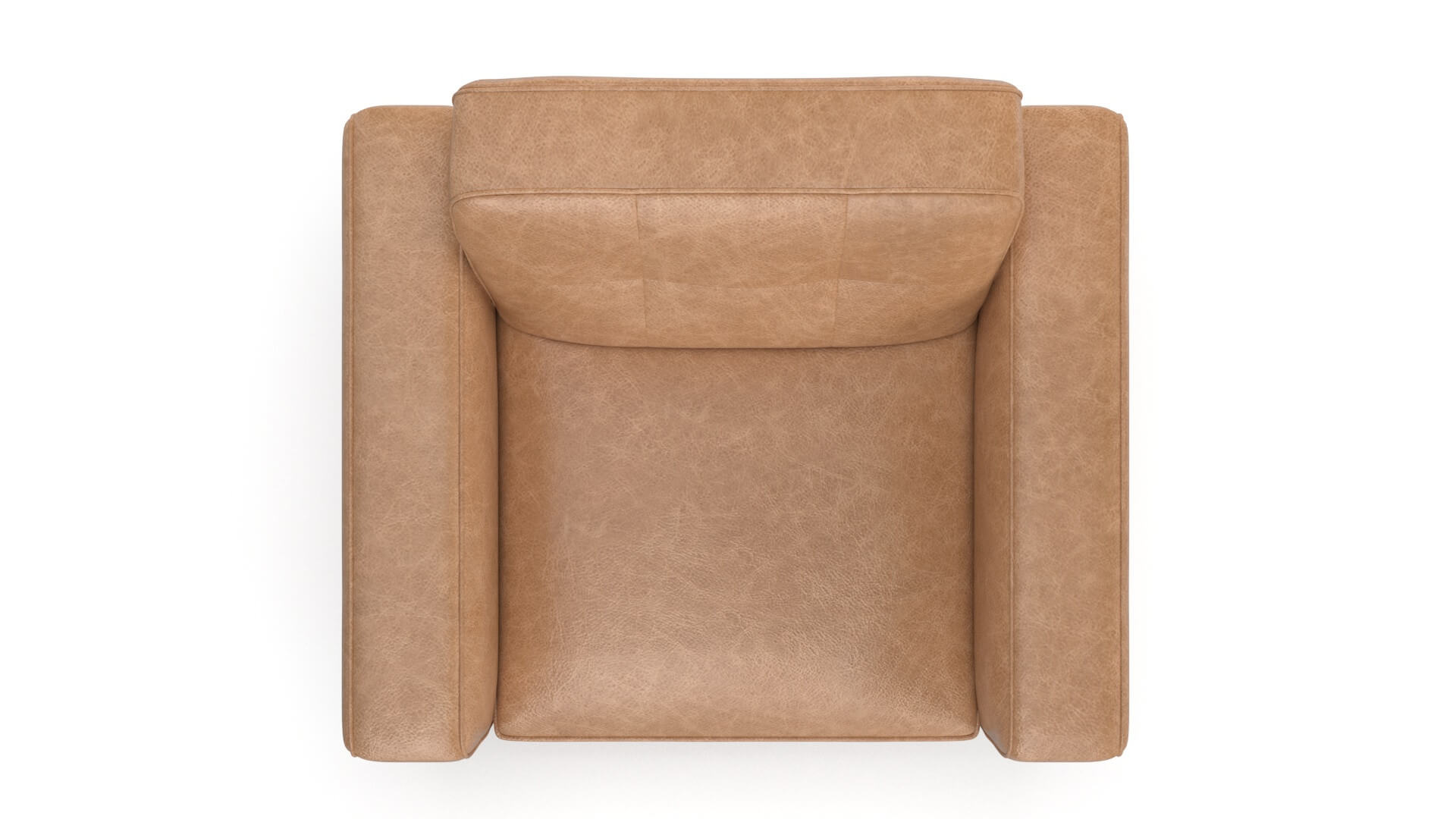 Rivet Bigelow Modern Oversized Leather Accent Chair 3D Model by 3dxin