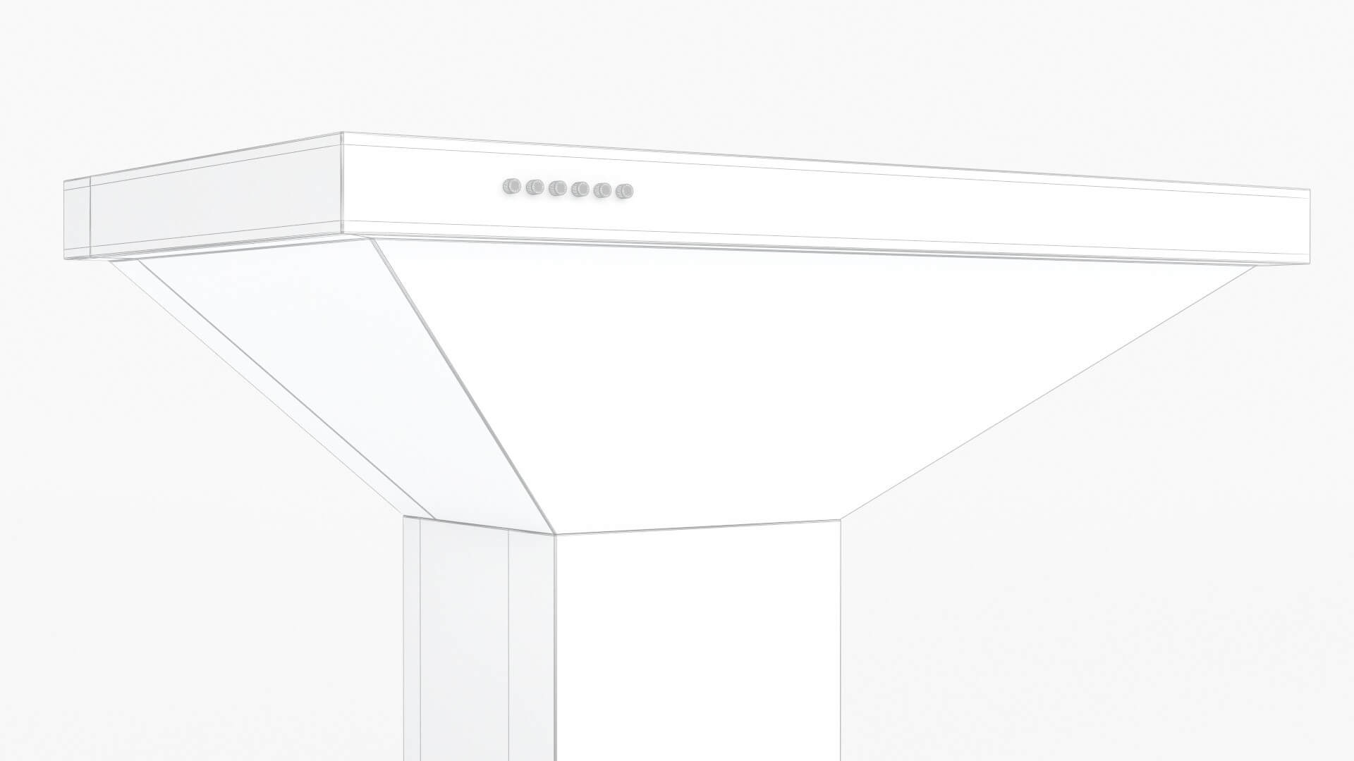 Robinhood 90cm Canopy Range Hood 3D Model by 3dxin