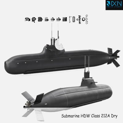 Submarine Hdw Class 212A Dry