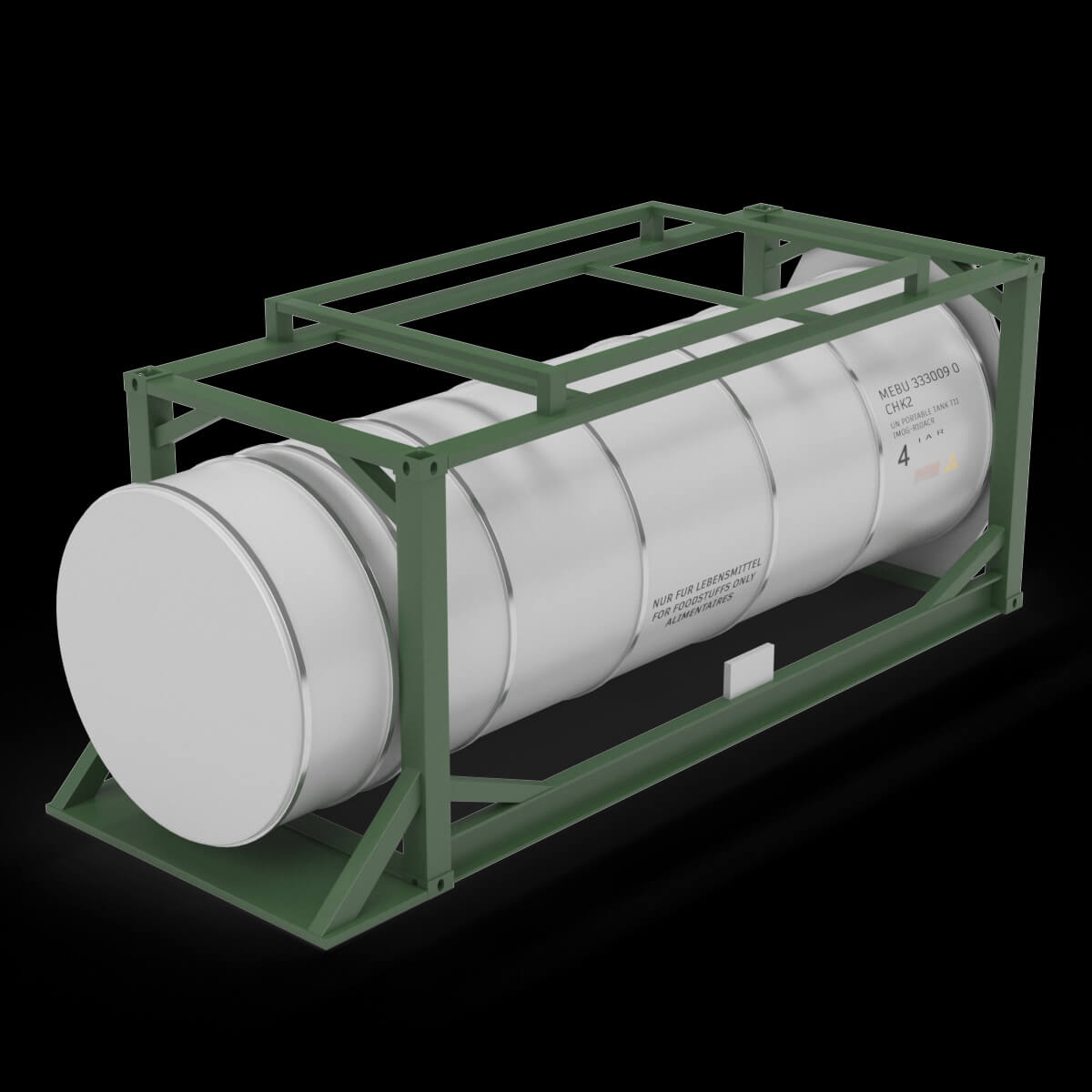 Tank Container Model Tank Container 01 - 3D Model by 3dxin