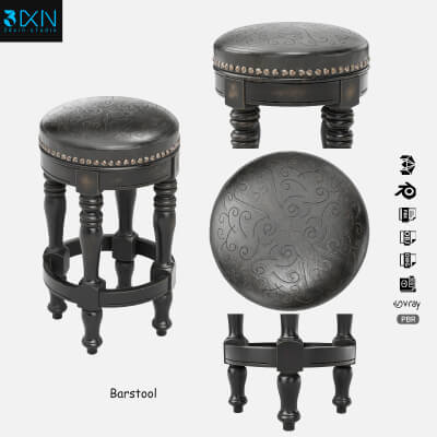 Verona Rustic Counter Barstool