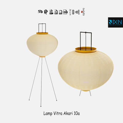 Vitra Akari 10A Floor Lamp