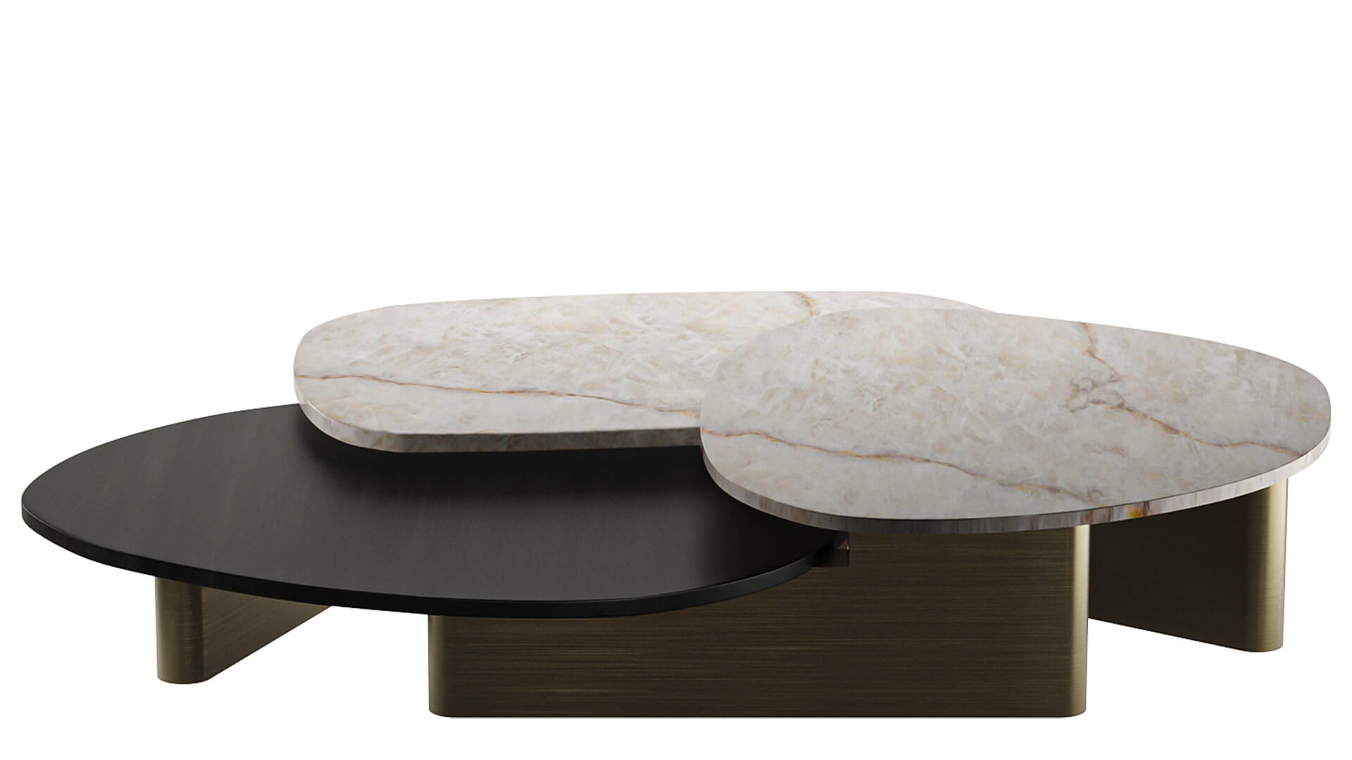 Callisto Mix Wood Table - 3D Model by 3gmodel