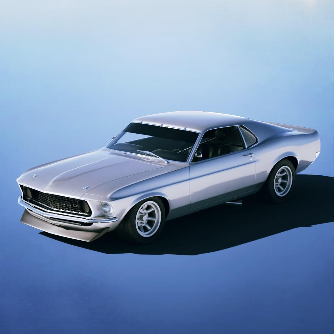 Ford Mustang Boss 302 Trans Am 1969 - 3D Model by 777angels777