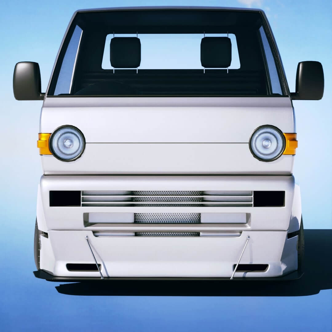Suzuki Carry Kei Truck 1993 - Free 3D Model by 777angels777