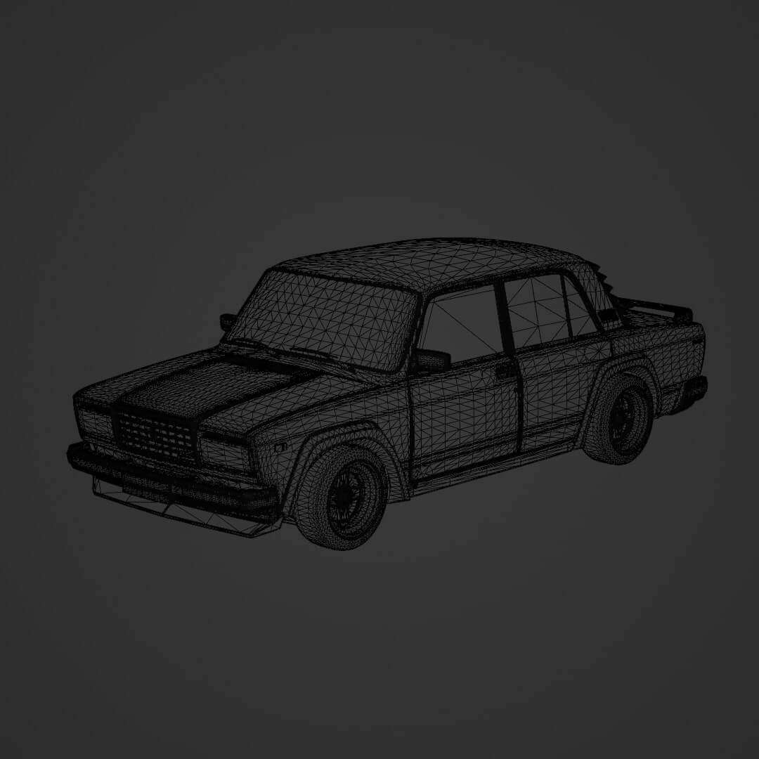 Vaz 2107 Tuned 2004 - 3D Model by 777angels777