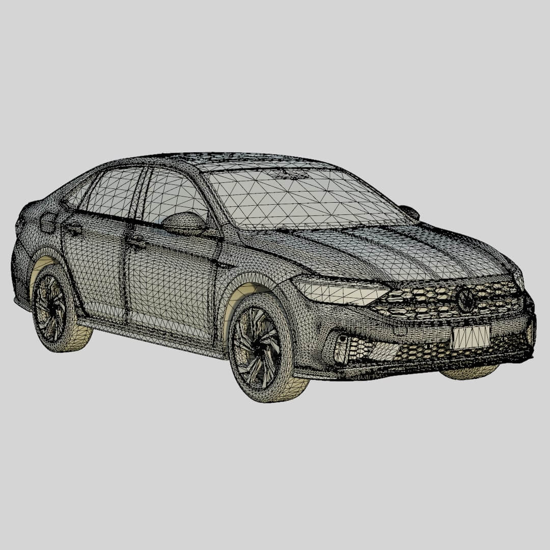 Volkswagen Jetta GLI 2024 Autobahn Spec 3D Model by 777angels777