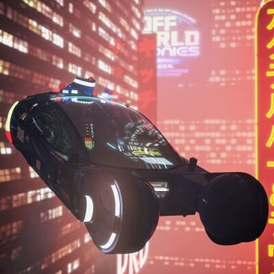 4th Sector Series Police Spinner for Daz Studio