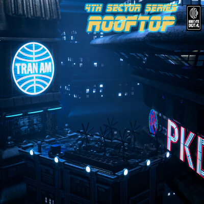 4th Sector Series Rooftop for DAZ Studio by 808state