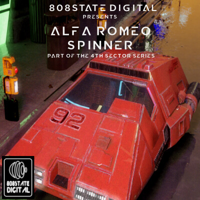 4th Sector Series Alfa Romeo Spinner for DAZ Studio by 808state