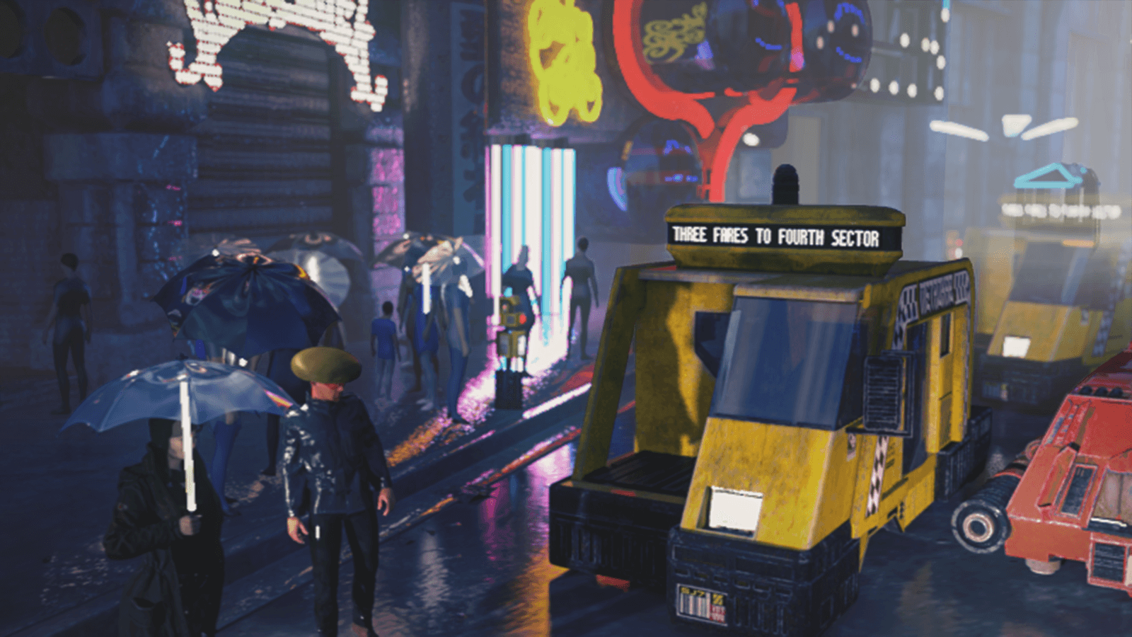 Metrokab Traffic Jam 3D Render, Digital Art by 808state