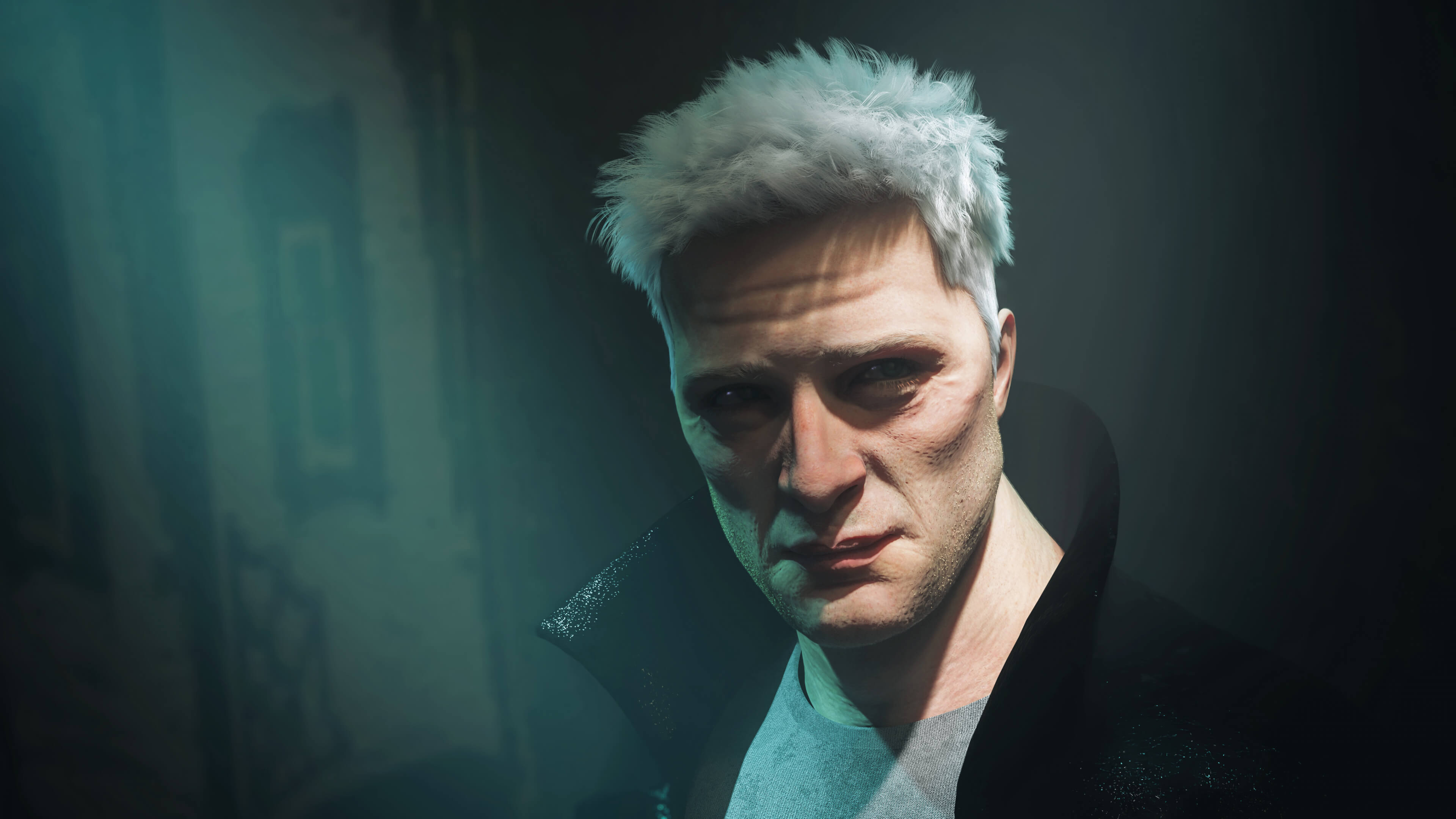 Rob Battye Roy Batty Portrait 3D Render, Digital Art by 808state