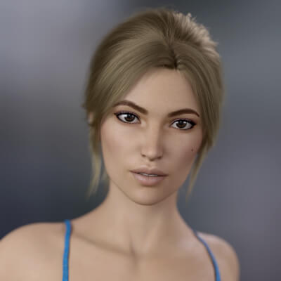 A1 Girl 17 for Genesis 8 and 8.1 Female