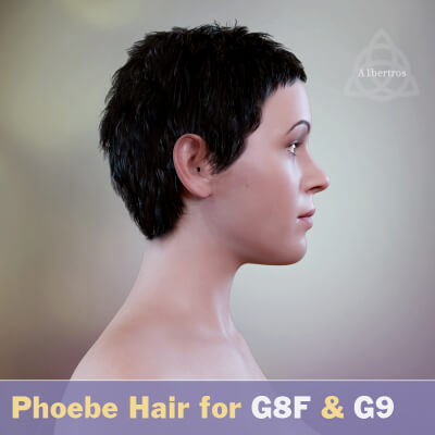 Phoebe Hair for G8F & G9 by A1bertros