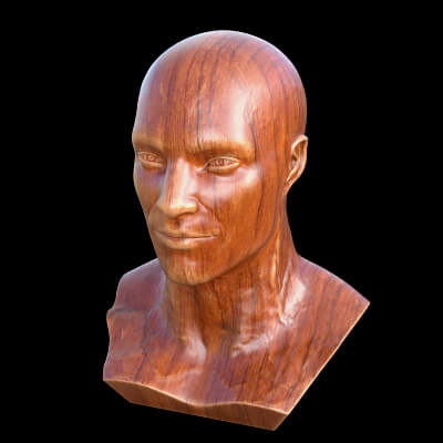 Head Mannequin - Male Model