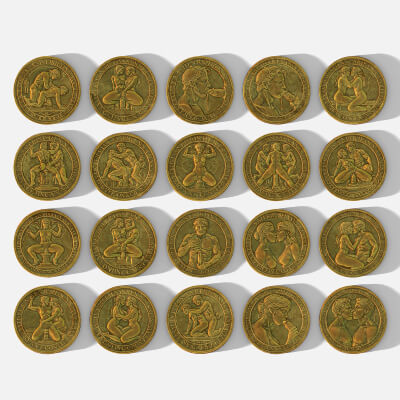 Spintriae Coins Collection by A3DTemptation