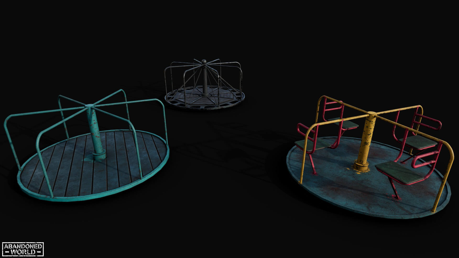 Carousel Set - 3D Model by Abandoned World