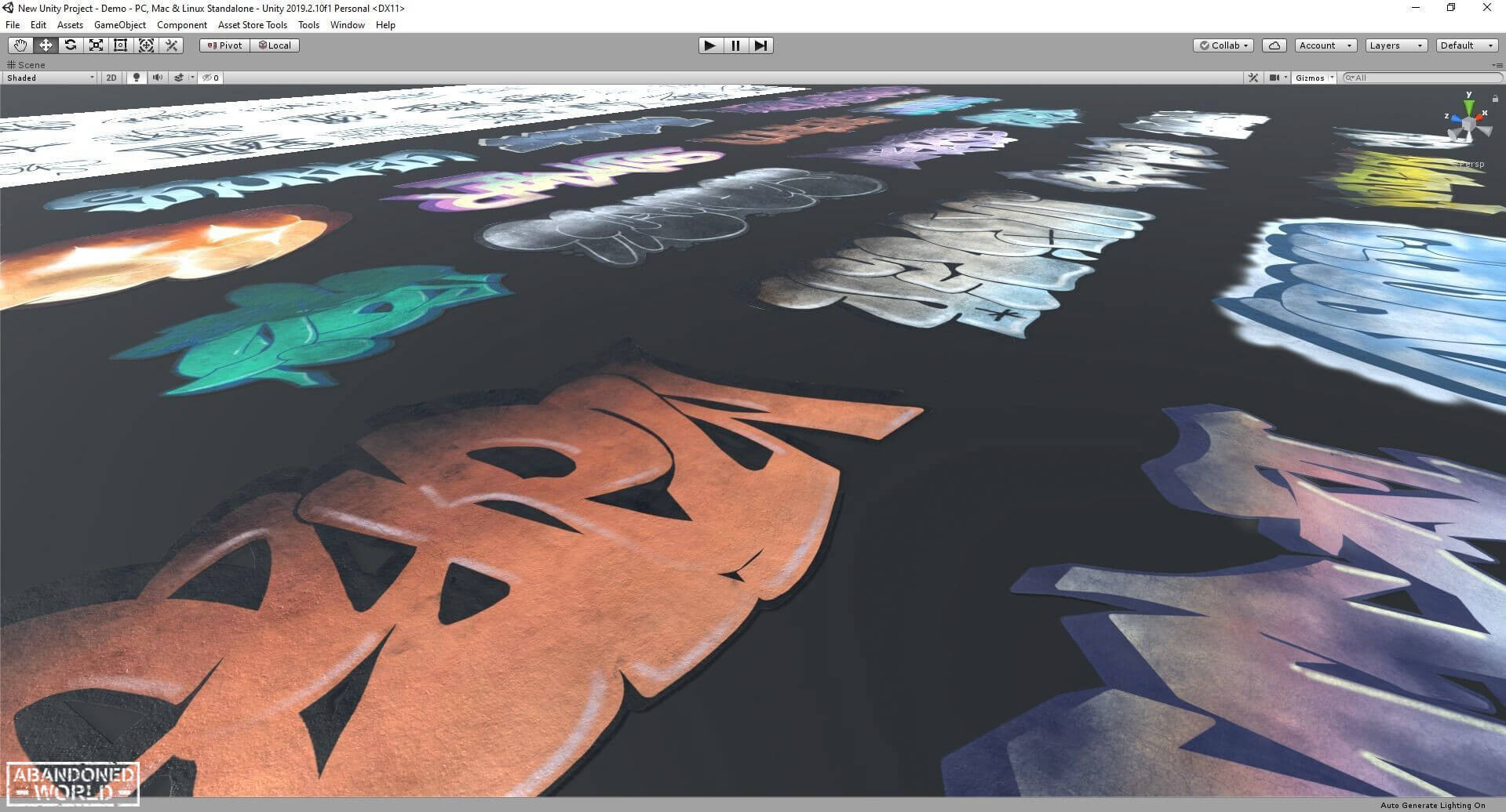 Graffiti Pack Decals II for UE4 & Unity 3D Material or Shader by