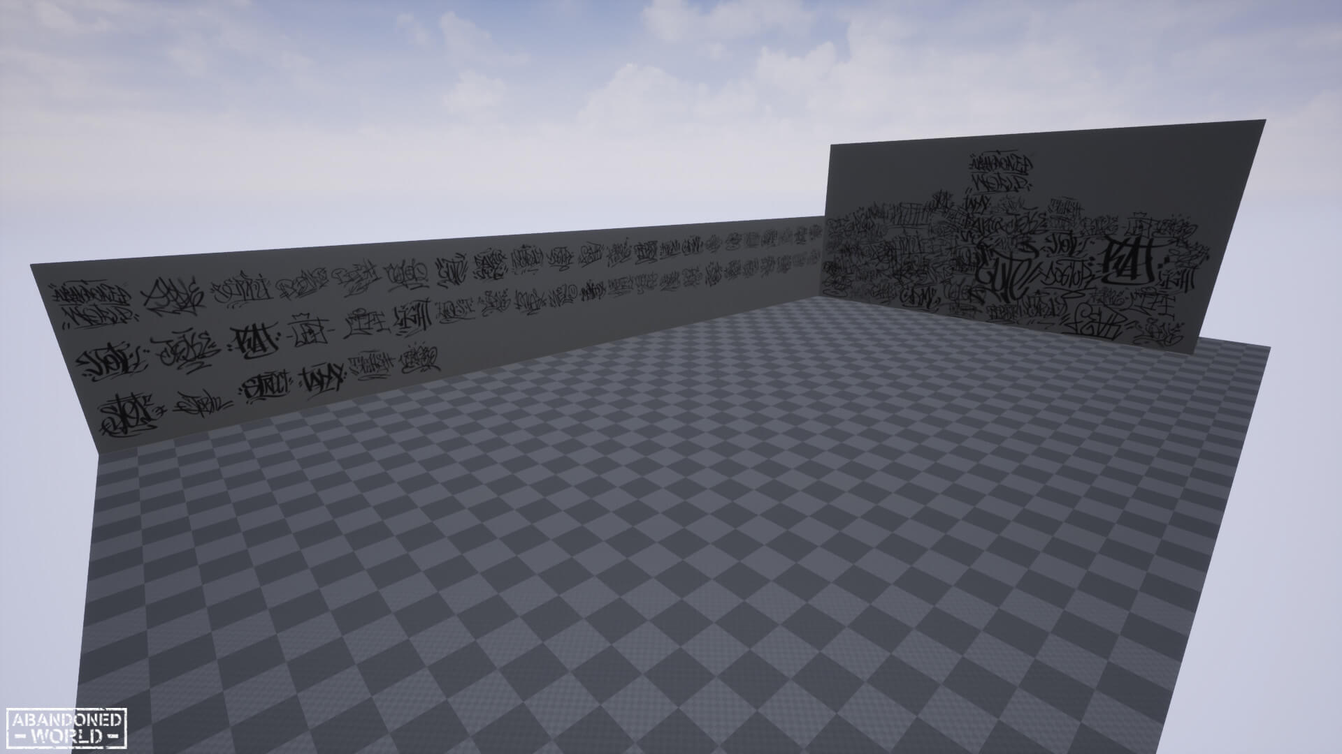 Graffiti Tag Pack Decals for UE4 & Unity 3D Material or Shader by