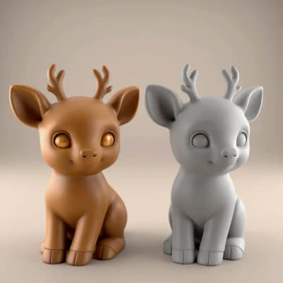 Adorable Baby Deer 3D STL Model File