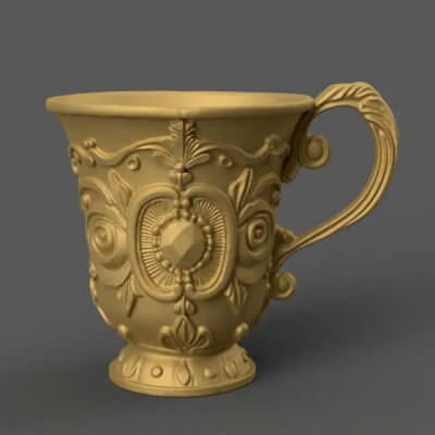 Antique Planter Mug Urn Candy Container Candle Holder
