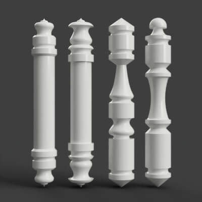 Baluster - Furniture Set 003
