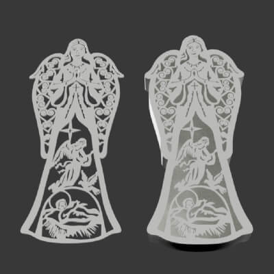 Christmas Nativity for Wall - Medal - Tree Ornaments - Lamp