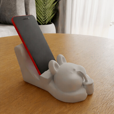 Cute Cat Phone Holder 3D Functional and Adorable Desk Access