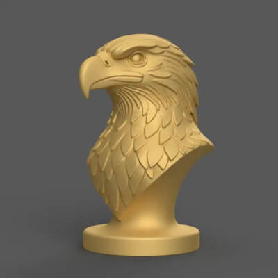 Majestic Eagle Decor and Headphone Stand STL