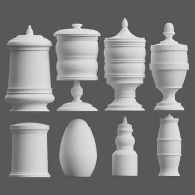 Planter - Vase - Garden Urn - Candy Dish - Jar 3D Print Mode