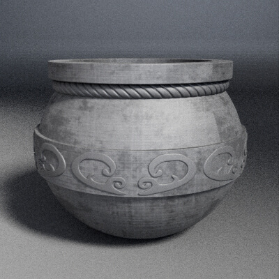 Planter - Vase - Garden Urn - Pot 3D Print Model