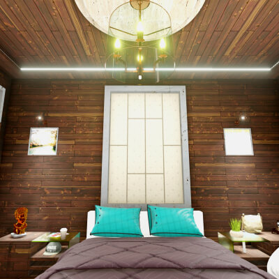 Modeling a bedroom