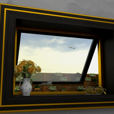 Window modeling _ 3D Sketchup program