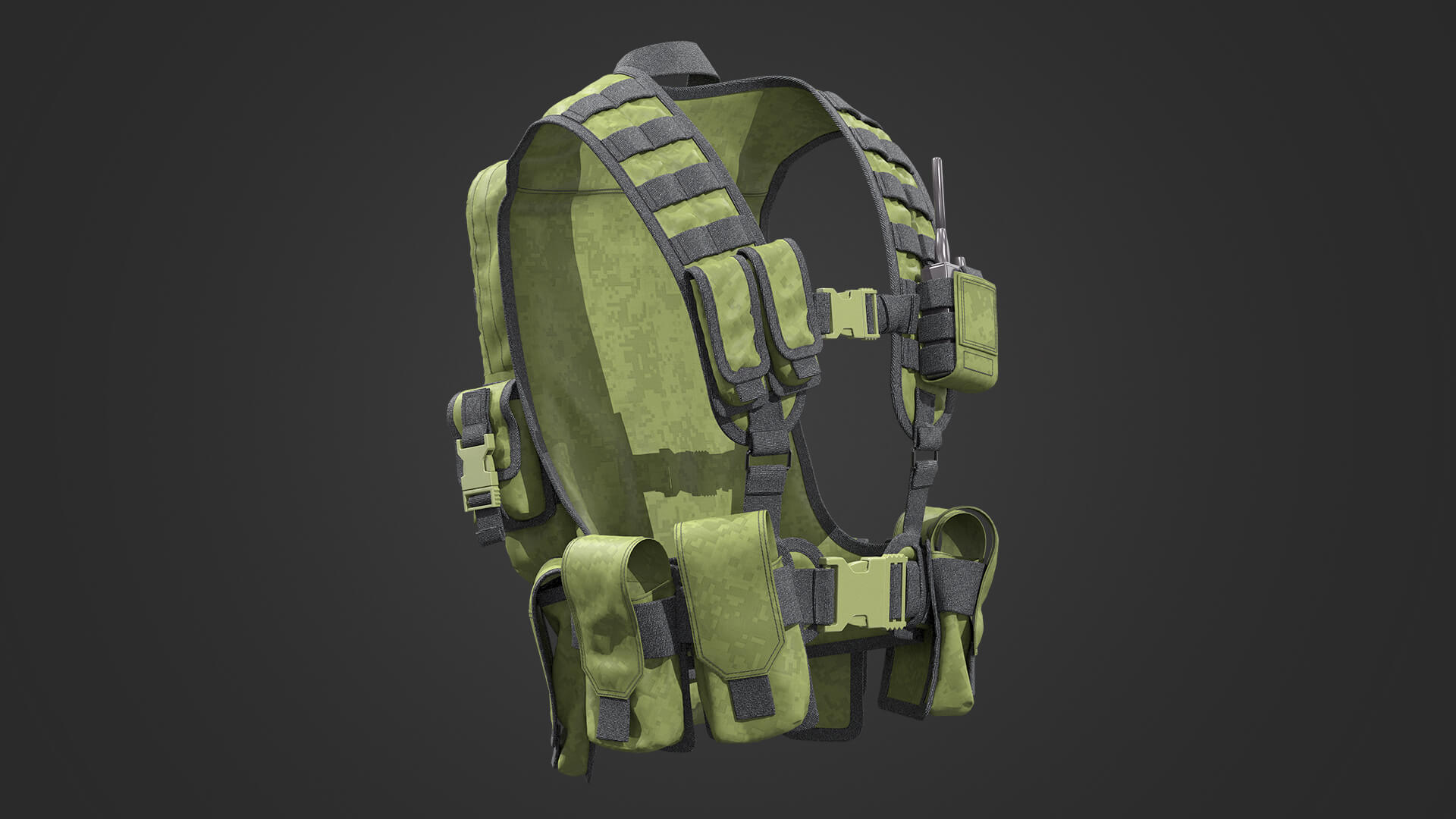 Tactical Equipment #2 - 3D Model by abuvalove