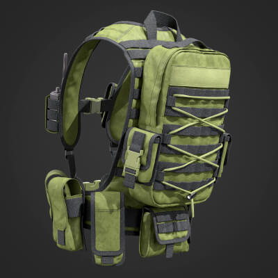 Tactical Equipment #2 - 3D Model by abuvalove