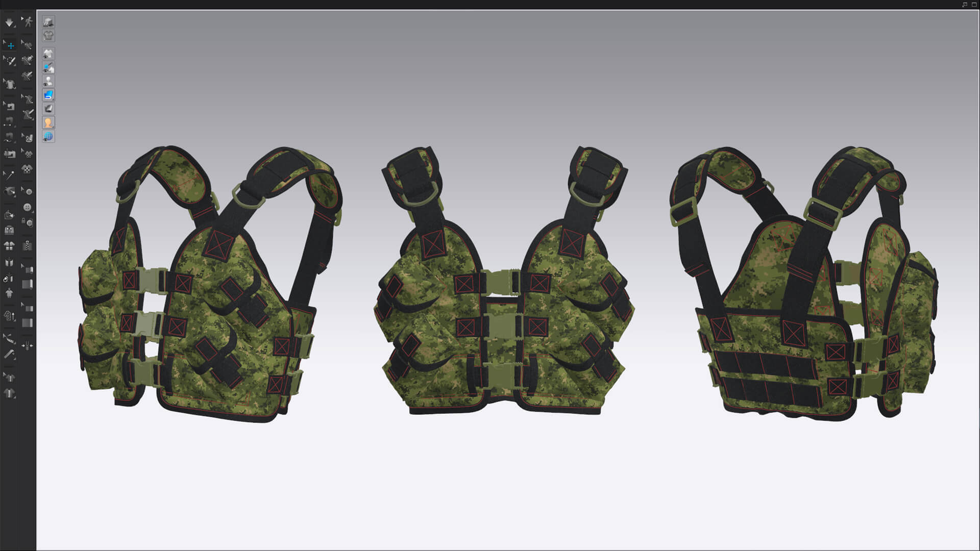 Tactical Equipment #3 - 3D Model by abuvalove