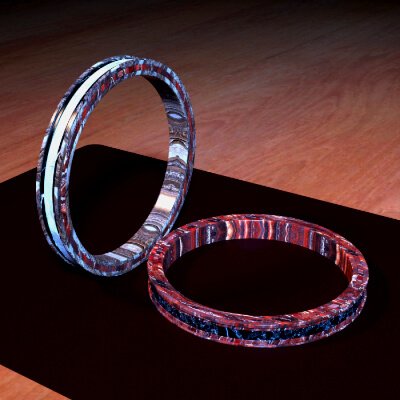 AP Blood and Bone Totem Bangles for Genesis 8 and 9 Female