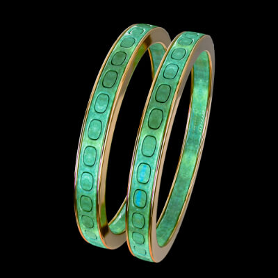 DAZ3D Jungle Jade Bangles for Genesis 8 and 9 Female